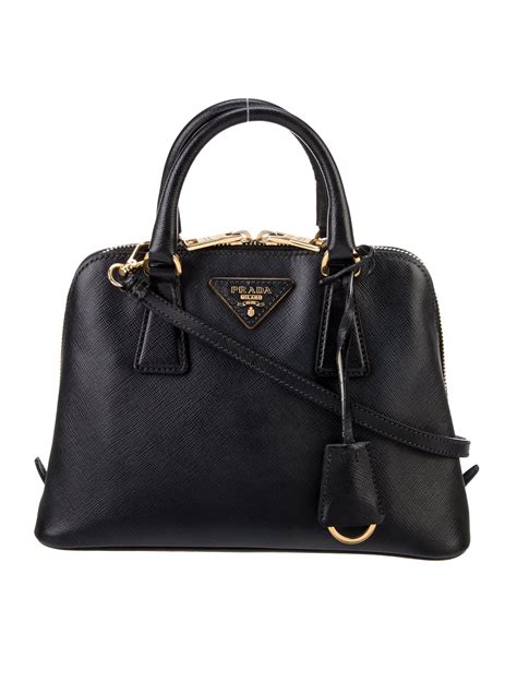 Prada Promenade Tote Small Saffiano Lux Black GHW – Bag 